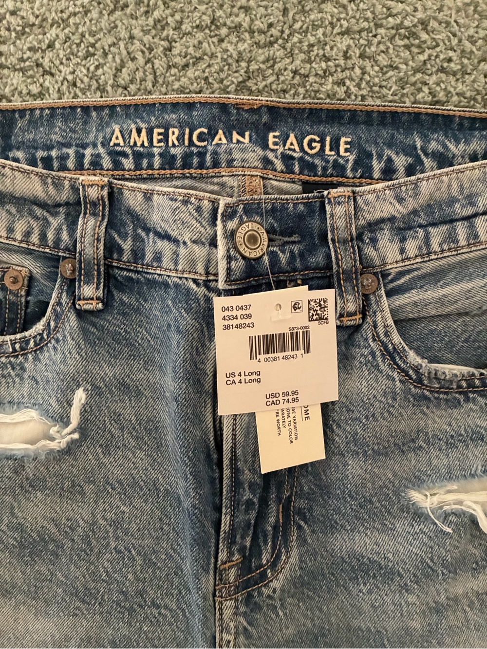 NWT AE Low-Rise Baggy Flares 🔥 - Picture 3 of 3